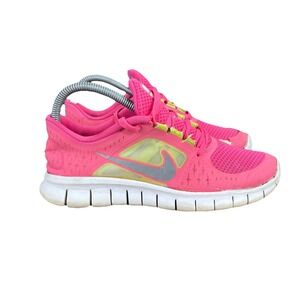Nike‎ Free Run 3 Spark Pink Volt Size 7.5 Women's  Running Shoes NO INSOLES